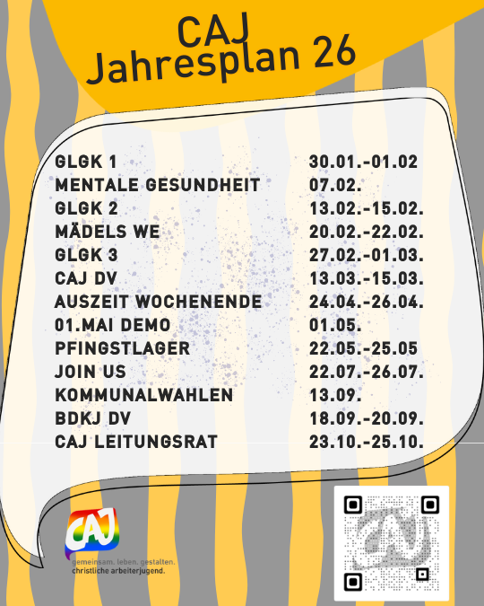 CAJ Jahresplan
